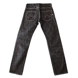 Edwin ED-62 Raw Black Denim Jeans - 28x32